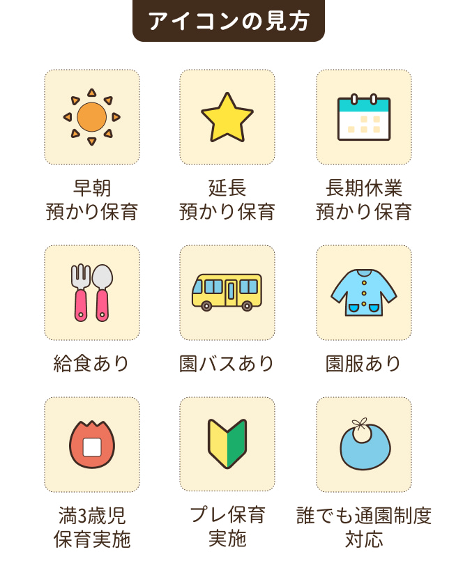 はじめての園選び、「何から始めればいいの？」「いつまでに準備すればいいの？」と迷うことも多いですよね。まずは気になる園を調べるところから、少しずつ進めていけば大丈夫です。このページでは、園選びから入園までのステップをご紹介します！